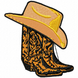 Cowboy And Hunter Embroidery Design 4 Cowboy And Hunter Embroidery Design 4